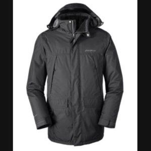 Men's XL Charcoal Eddie Bauer Rainfoil Insulated Parker